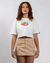Cropped Oversized Off White Recipe For Life