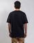 Camiseta Oversized Preta Live Life Intensely - Sago