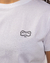 Babylook Branca Basic Logo - Sago