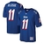 Camisa azul do New England Patriots, com o nome "Bledsoe" e o número 11 nas costas, representando um jogador da NFL.
