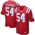 Camisa do New England Patriots, modelo Hightower, com o número 54, em vermelho com detalhes em azul e branco.