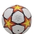 Bola de futebol branca com estrelas vermelhas e amarelas, modelo da Champions League 2024, tamanho 5.