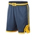 Bermuda azul do NBA Golden State Warriors com detalhes em amarelo