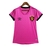Camisa feminina rosa com detalhes em preto, edição especial Outubro Rosa 23/24 da Umbro, com logo e escudo do clube.