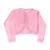 Suéter Bolero Rosa Corto