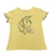 Playera amarilla con diseño de unicornio