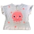 Playera blanca con diseño de pulpo