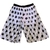 Short plisado lunares