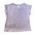 Playera gris sin mangas con diseño de mariposa - comprar en línea