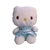 Peluche estilo Kitty con vestido azul