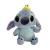 Peluche azul con orejitas y detalles adorables