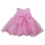 Vestido rosa con flores bordadas - comprar en línea