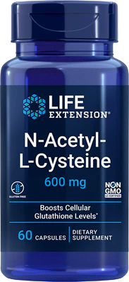 N-Acetyl-L-Cysteine (NAC) 600 mg / 60 Caps. (Life Extension)