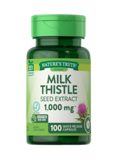 Milk Thistle (Silimarina) 1000mg - 100 Caps (Nature's Truth)