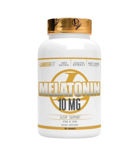 Melatonina 10mg - 120 Caps (Lander Fit)