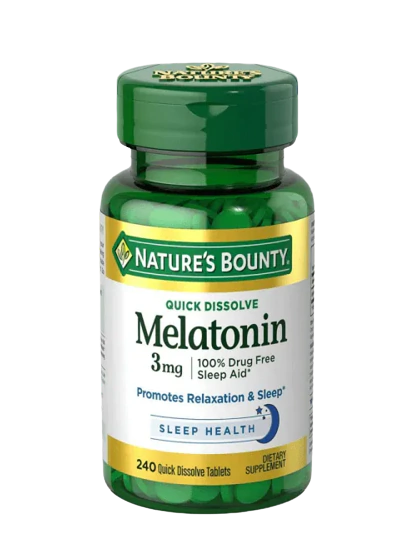 Melatonina 3MG - 240 Caps (Nature's Bounty)
