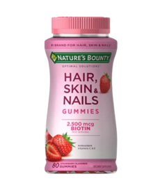 Hair, Skin, Nails - 2500mcg / 80 Gummies (Nature's Bounty)