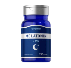 Melatonina 3mg - 250 Caps (Piping Rock)