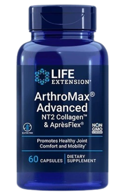 ArthroMax® Advanced with NT2 Collagen™ & AprèsFlex® - 60 Caps (Life Extension)