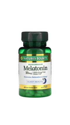 Melatonina 10mg - 45 Caps (Nature's Bounty)