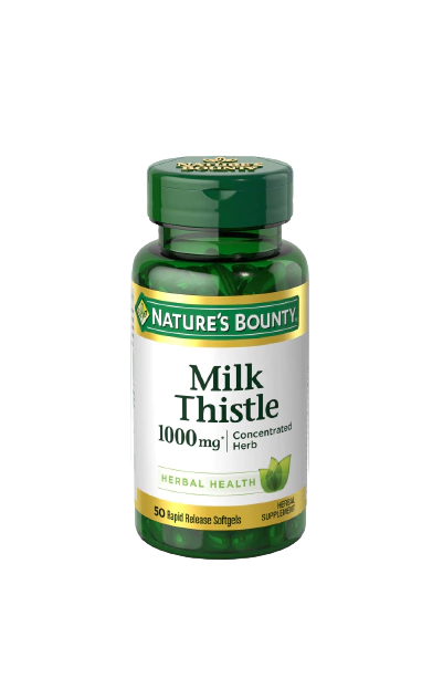 Milk Thistle (Silimarina) 1000mg - 50 Caps (Nature's Bounty)