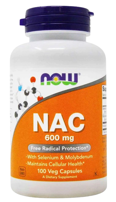 NAC 600mg - 100 Caps (Now)