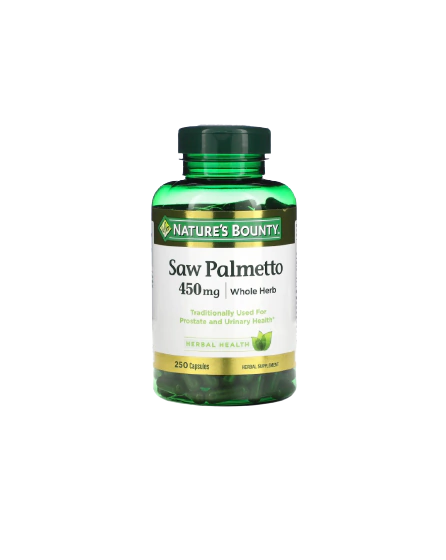 Saw Palmetto 450mg - 250 Caps (Nature's Bounty)