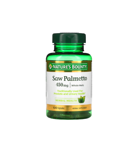Saw Palmetto 450mg - 100 Caps (Nature's Bounty)