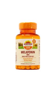 Melatonina 5MG - 90 Caps (Sundown)