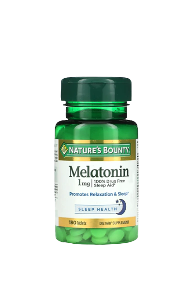 Melatonina 1MG - 180 Caps (Nature's Bounty)
