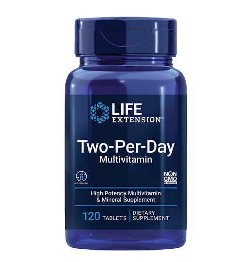 Two-Per-Day - 120 Caps (Life Extension)