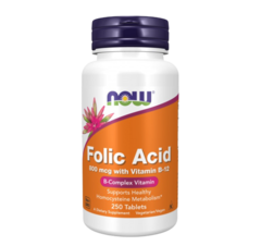 Folic Acid - 250 Caps (Now)