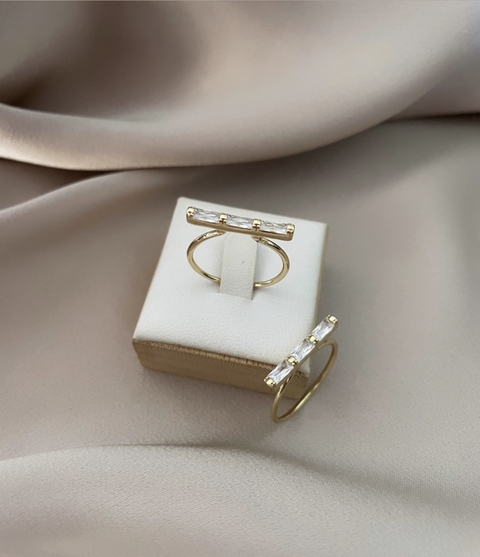 Anel Fran com Zircônia