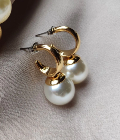 Brinco Pérola Ouro Antonella - comprar online