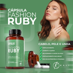 Cabelo Pele E Unha Multivitamínico 60cp Fashion Ruby Linha Gold - comprar online