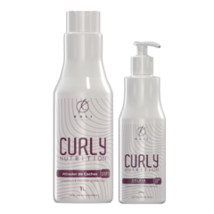 Kit Creme para Pentear Cachos 1L + Geleia para Cachos 500ml Frutas Vermelhas Kali Cosmetics