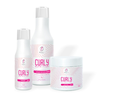 Combo Creme para Pentear Cachos 1L + Shampoo 500ml + Máscara Hidratante 500g