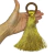 Tassel com Argola - 16cm - Dourado - 1 unidade
