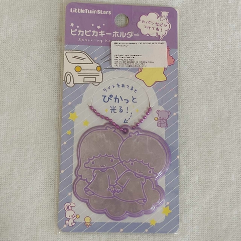 Chaveiro refletivo 6,5x6,5cm Little Twin Stars