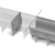 CALHA PISO COM GRELHA 100 X 15 X 15 - ROMA - loja online