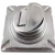 RALO OCULTO DUPLO INOX 10 X 10 CM - FLVX HIDRO - loja online
