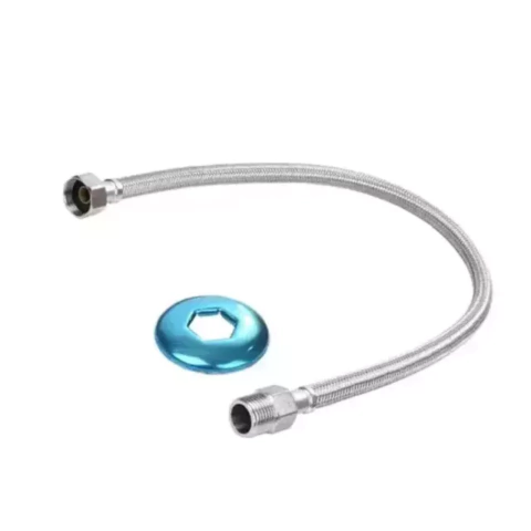 ENGATE FLEXIVEL TRANÇADO 40CM INOX - FLVX HIDRO - comprar online