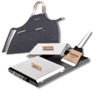La Planchetta® 2 Hornallas +espátula +tapa +delantal De Jean