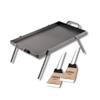Planchetta De 2 Hornallas+ 2 Espátulas + Patas Desmontables