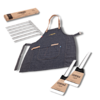 Kit Planchettero! 2 Espátulas, Delantal Jean Y Pinchos