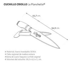 Cuchillo en internet