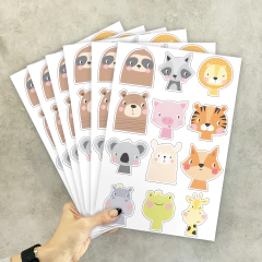 Adesivo Animais Colors- ANI05REC - comprar online