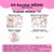 Adesivo Escolar Animais Menina 01 Personalizável - ANIFEM01ESC - Coladinho Adesivos e Decorações