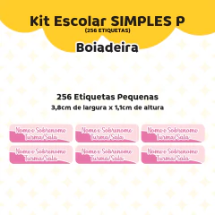 Adesivo Escolar Boiadeira 01 Personalizável