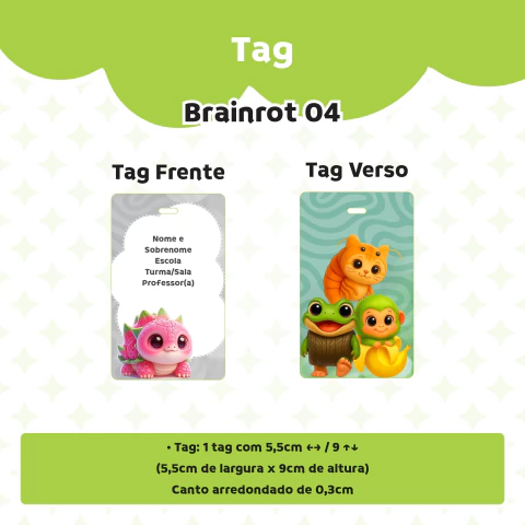 TAG BRAINROT 04 - comprar online